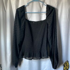 Elegant Black Women's Top